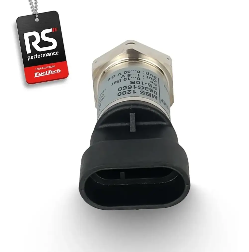 Kit de 2 Sensores De Pressão Ps-10b Fueltech Com 2 Conectores