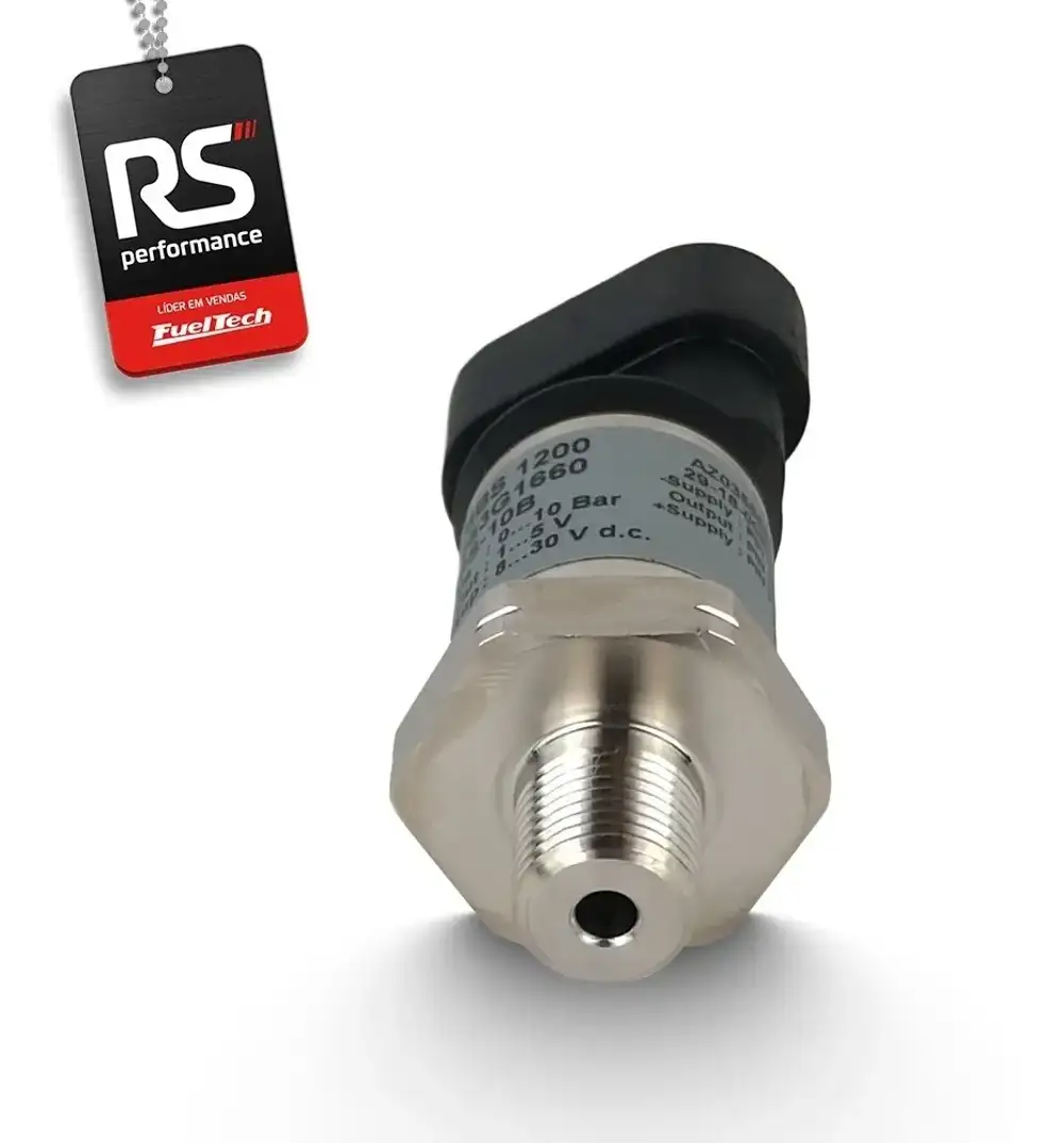 Kit Sensor De Pressão Ps-10b Fueltech Com Conector