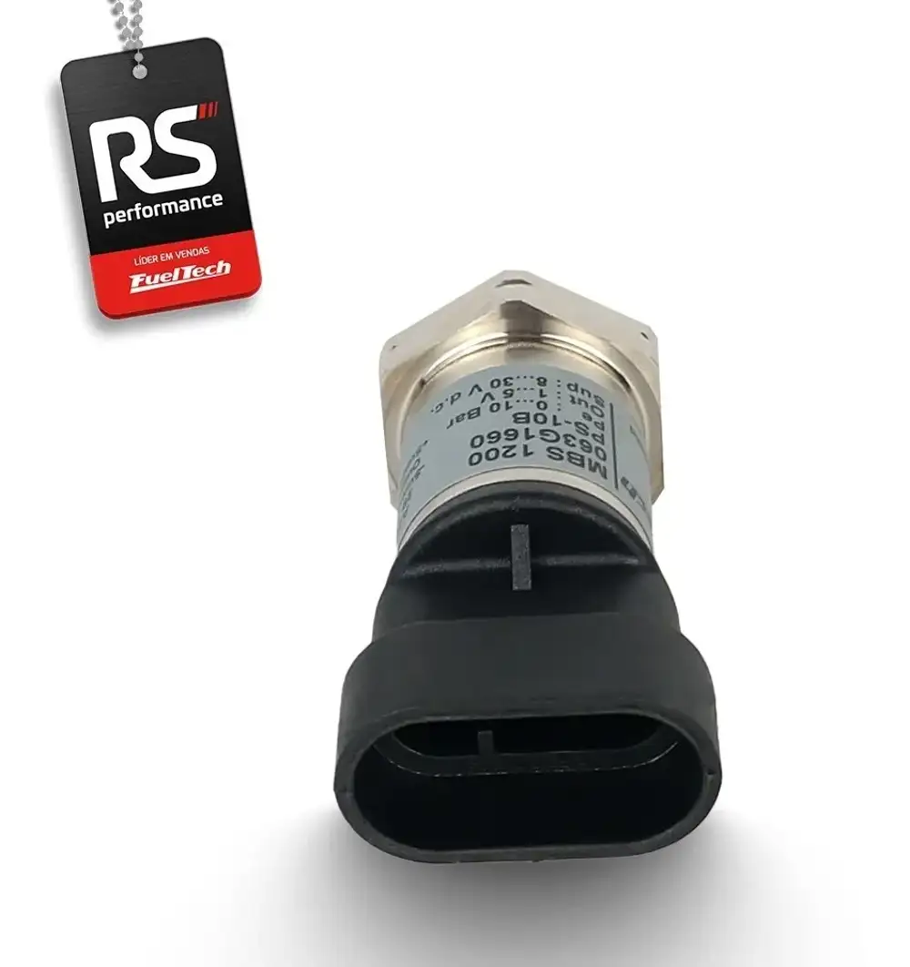 Kit Sensor De Pressão Ps-10b Fueltech Com Conector
