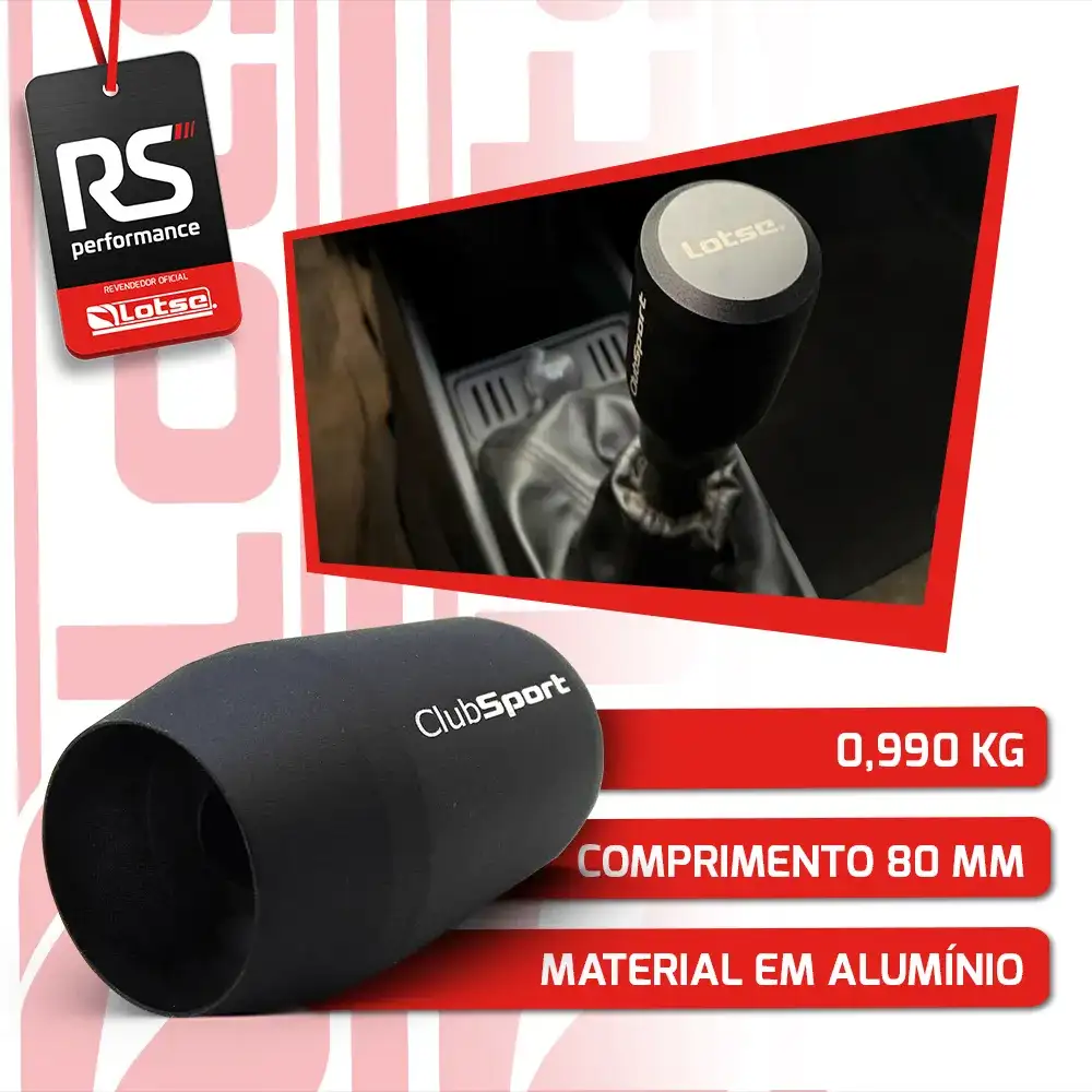 MANOPLA CLUBSPORT - PRETO (C/ LIMITADOR DE RE)