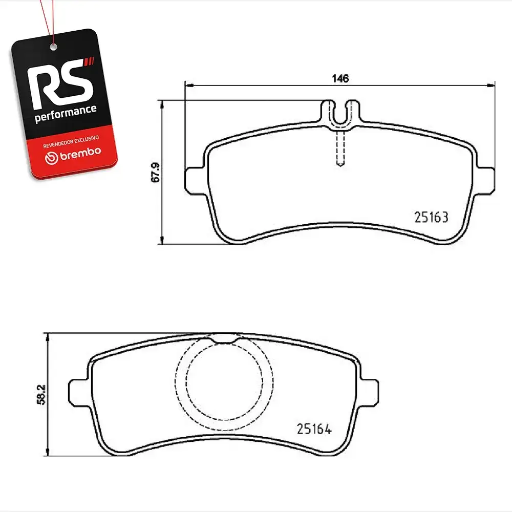 Pastilhas De Freio Mercedes Benz C63 (w205) 2015 A 2017