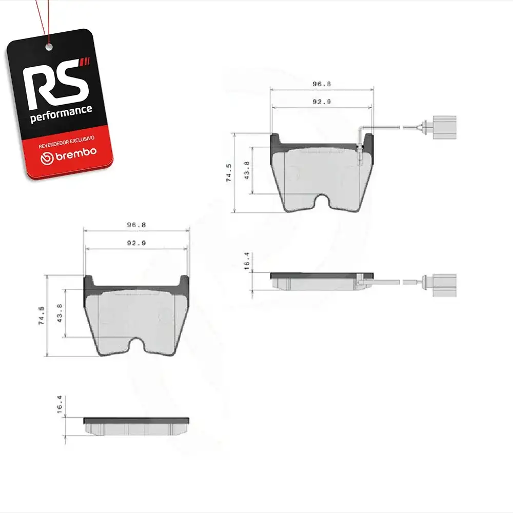 Pastilha De Freio Audi Rs3/rsq3 2011 Em Diante
