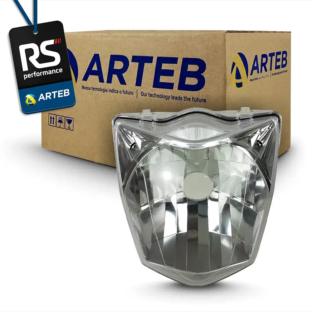Farol Motocicleta Arteb Honda Cg 125 / 150 / 160 2014-2021