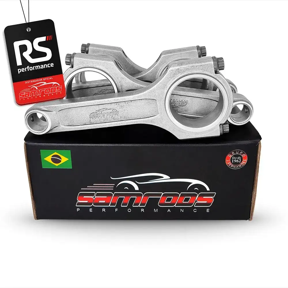 JOGO DE 4 BIELAS SAMCAMS PERFIL I BEAM MOTOR AP 1200CV PINO 20MM