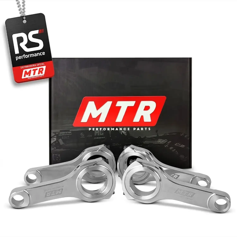 Kit 4 Bielas Mtr Aluminium Series Vw Ap 144mm Pino 22 1200cv