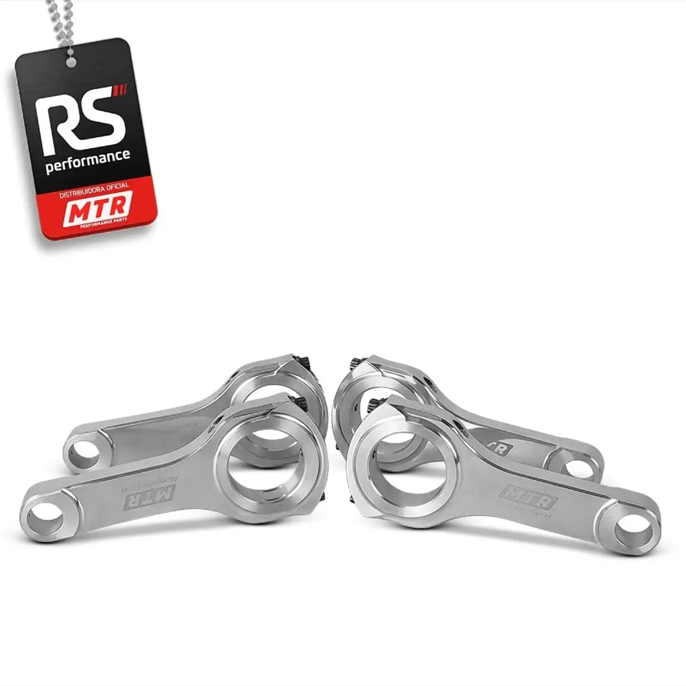 Kit 4 Bielas Mtr Aluminium Series Vw Ap 144mm Pino 22 1200cv