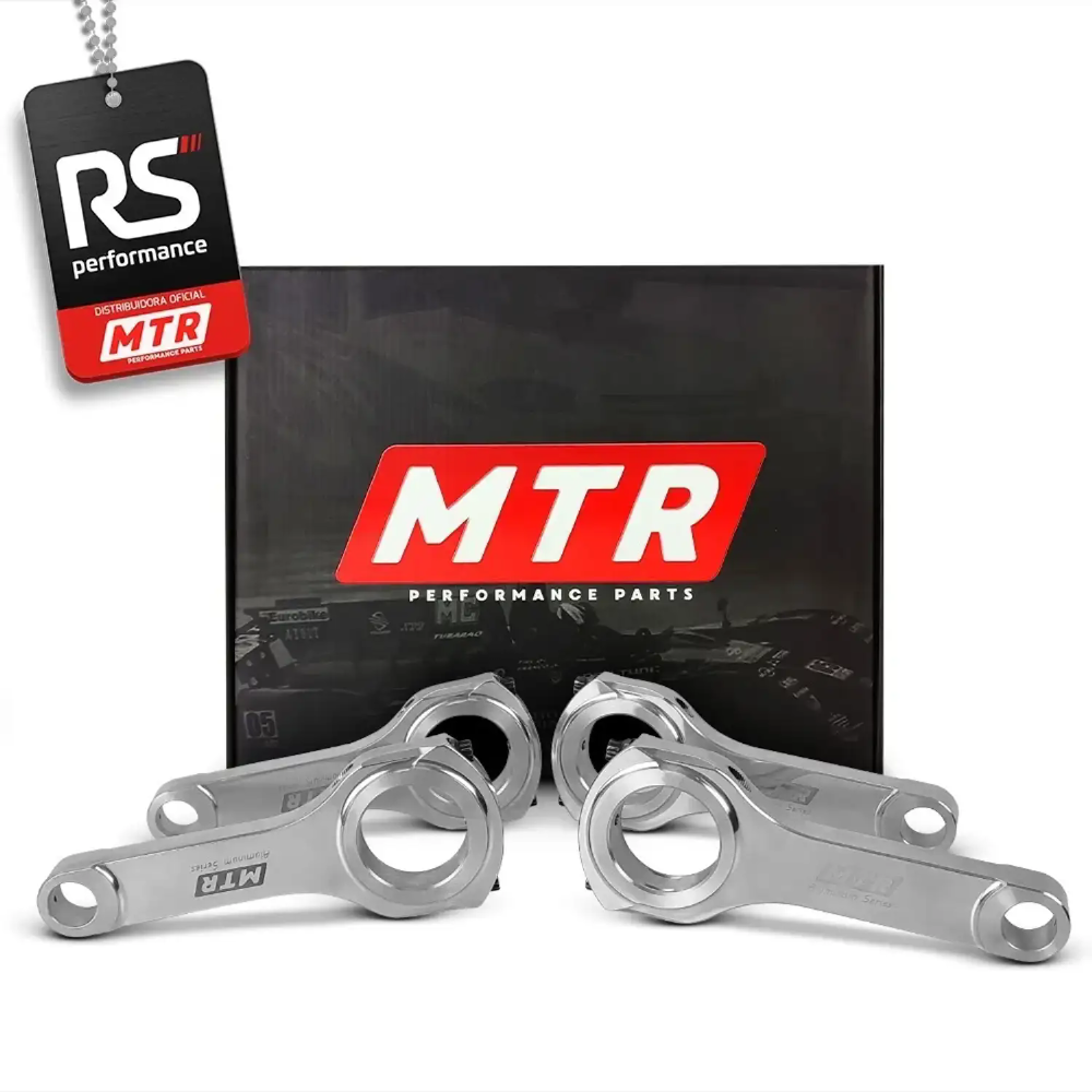 Kit 4 Bielas Mtr Vw Ap Aluminiun Series 159mm Pino 22 1200cv