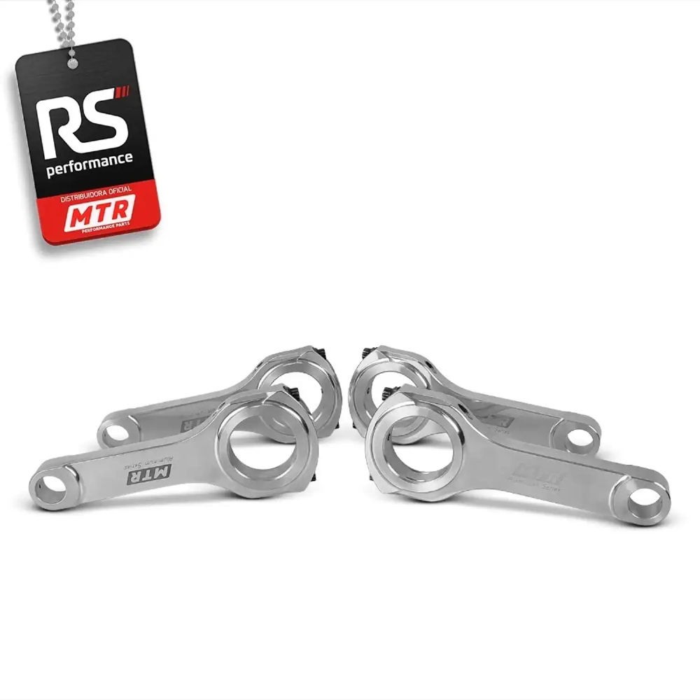 Kit 4 Bielas Mtr Vw Ap Aluminiun Series 159mm Pino 22 1200cv