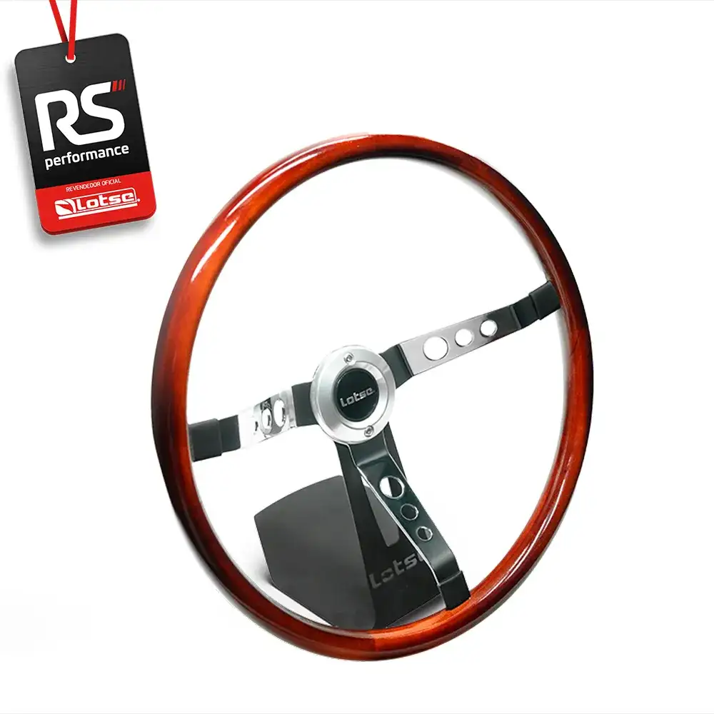 Volante De Madeira Lotse Clássicos Big Block Wood Universa