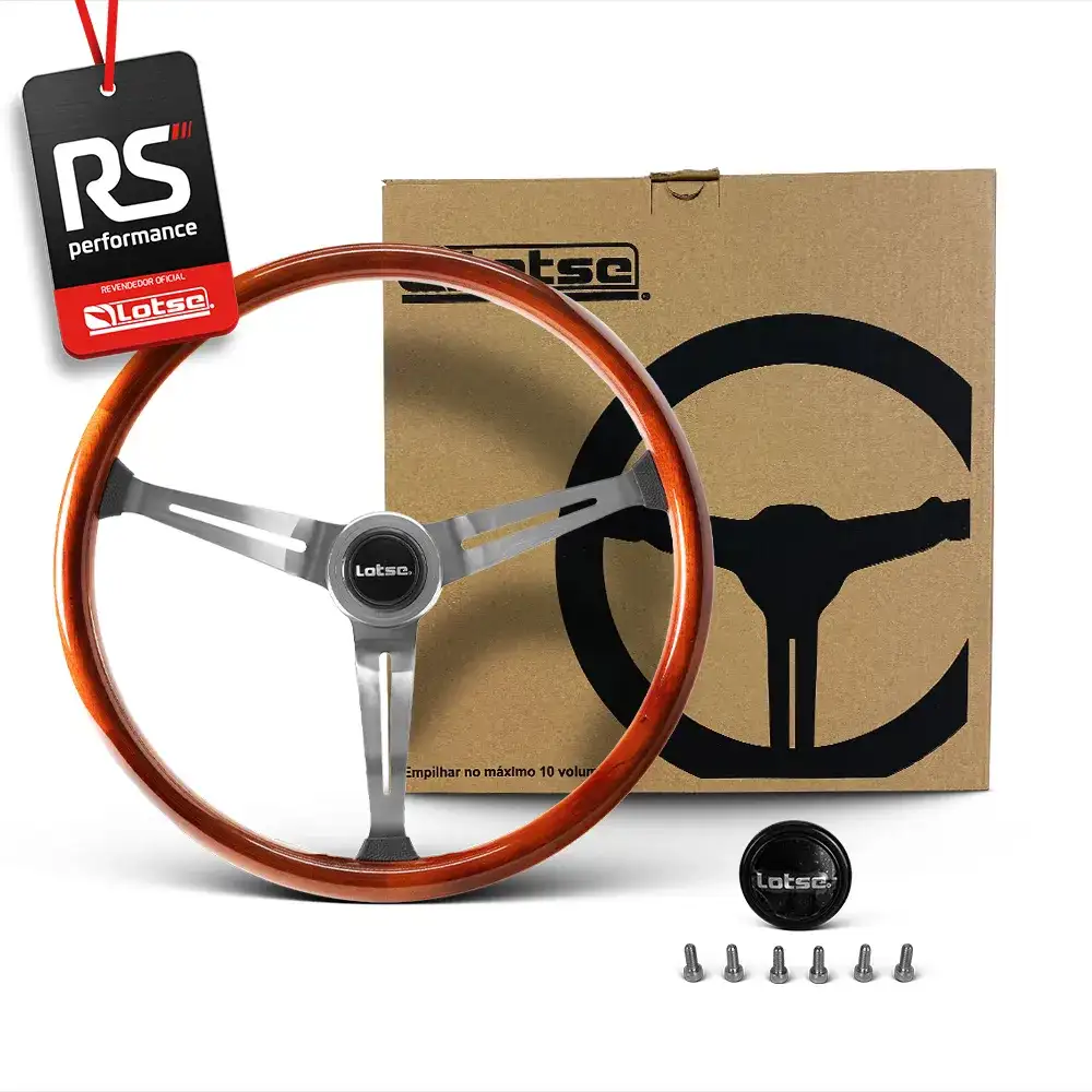 VOLANTE BOXER WOOD (INOX)