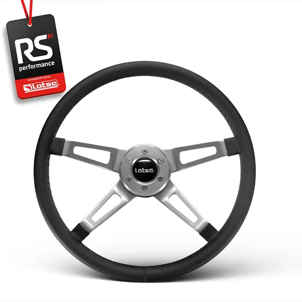 VOLANTE LOTSE FOUR PRETO (CROMO)