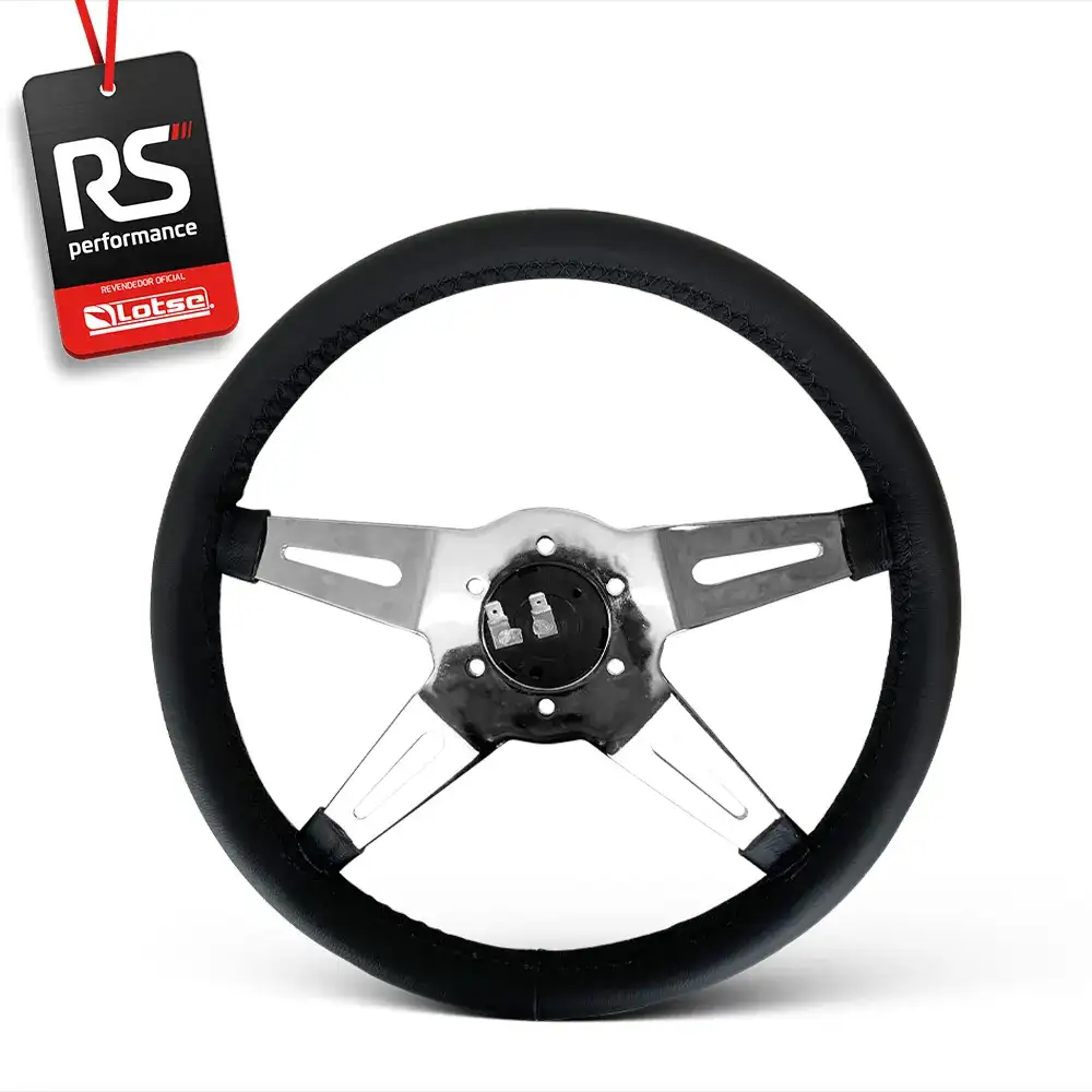 VOLANTE LOTSE FOUR PRETO (CROMO)