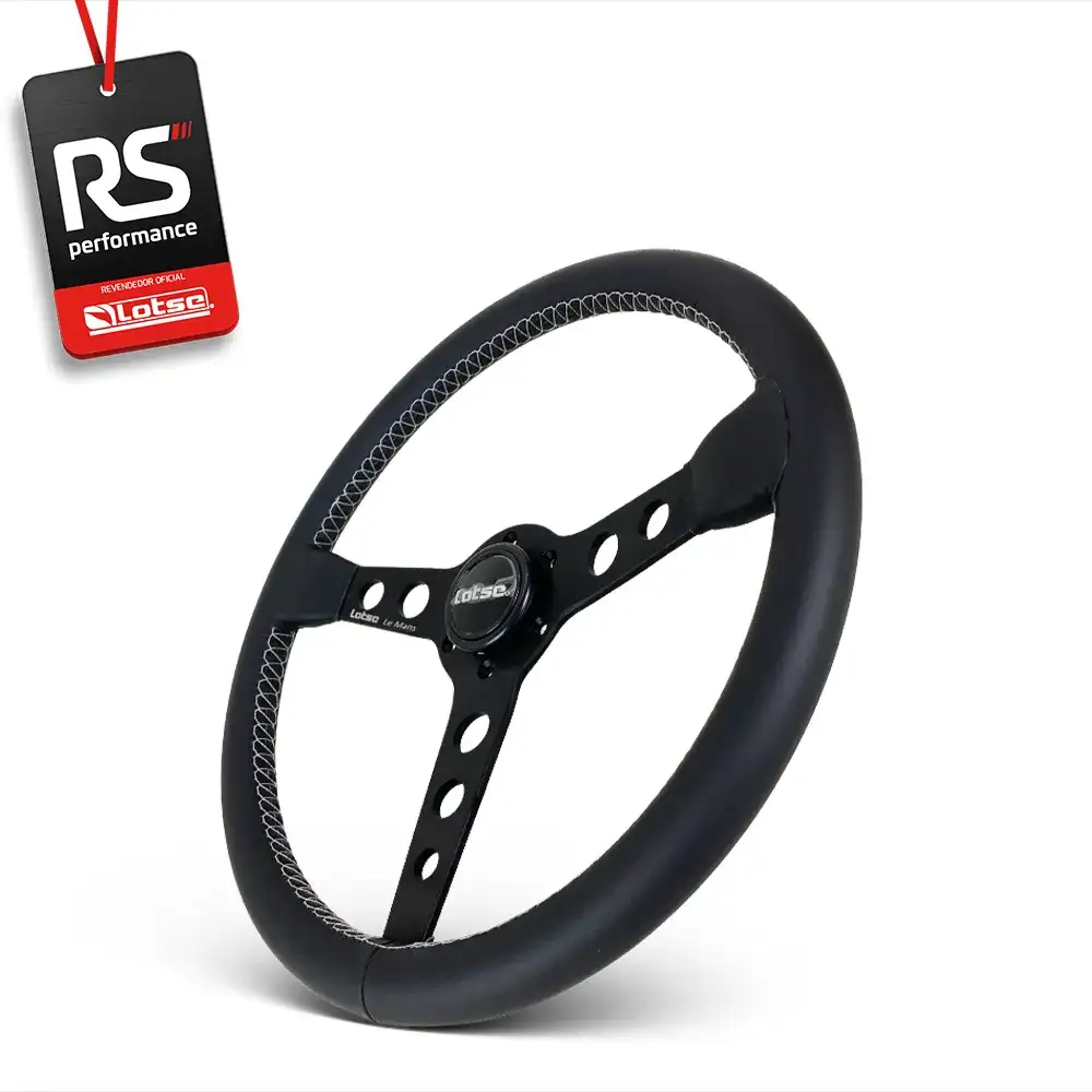 VOLANTE LOTSE LEMANS PRETO
