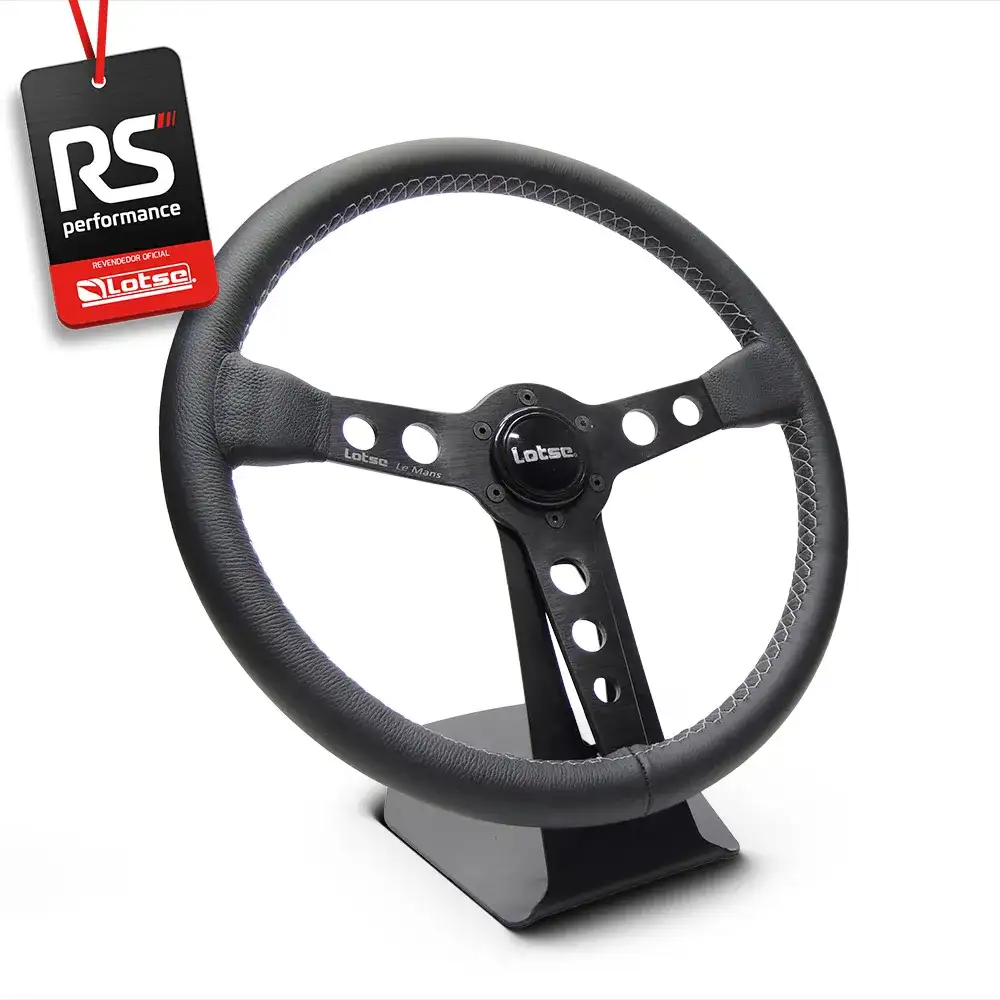 VOLANTE LOTSE LEMANS PRETO