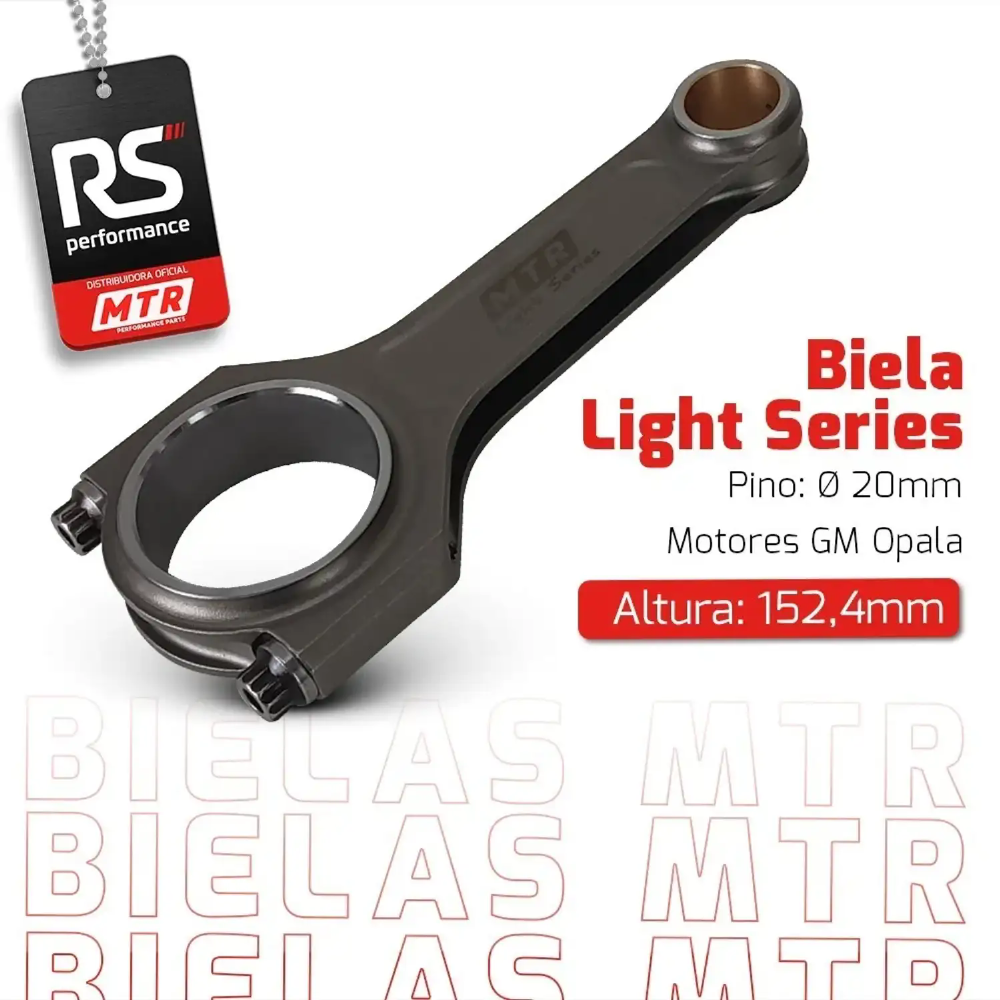 Kit 6 Bielas Mtr Opala Light Series 152,4mm Pino 23,5 900cv