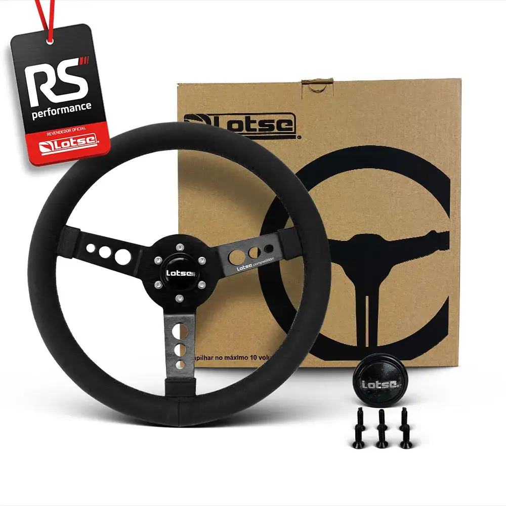 VOLANTE LOTSE MAXX BLACK PRETO