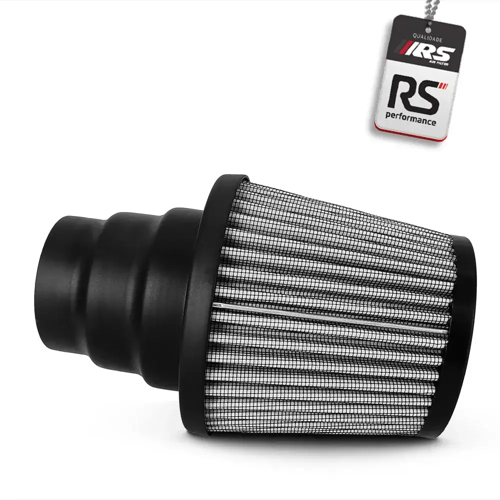 Filtro De Ar Esportivo Duplo Fluxo Prata 2,25 2,5 2,75 Pol