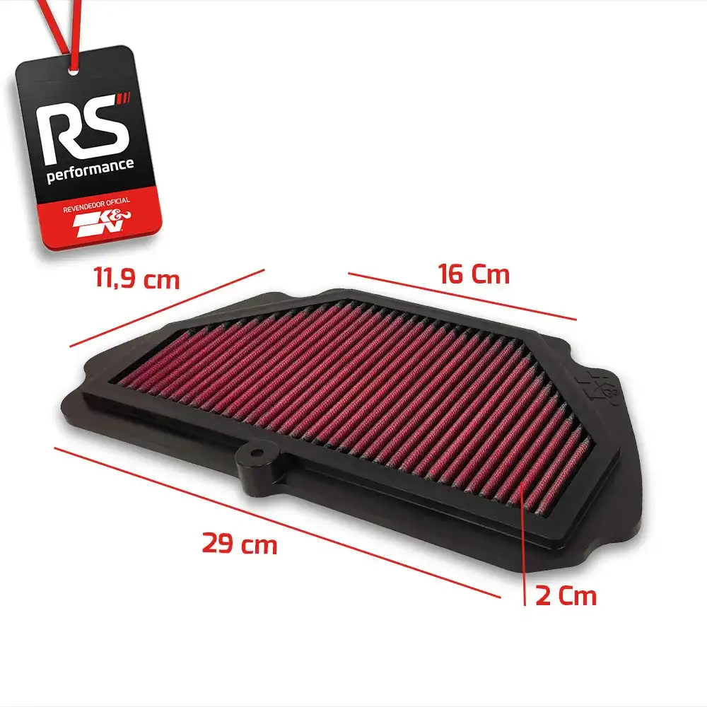 Filtro De Ar Esportivo K&n Kawasaki Zx-6r Ninja 600 / 636