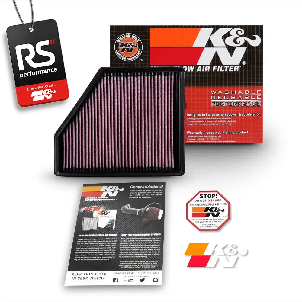 Filtro Esportivo Inbox Gm Camaro V8 2016 Em Diante