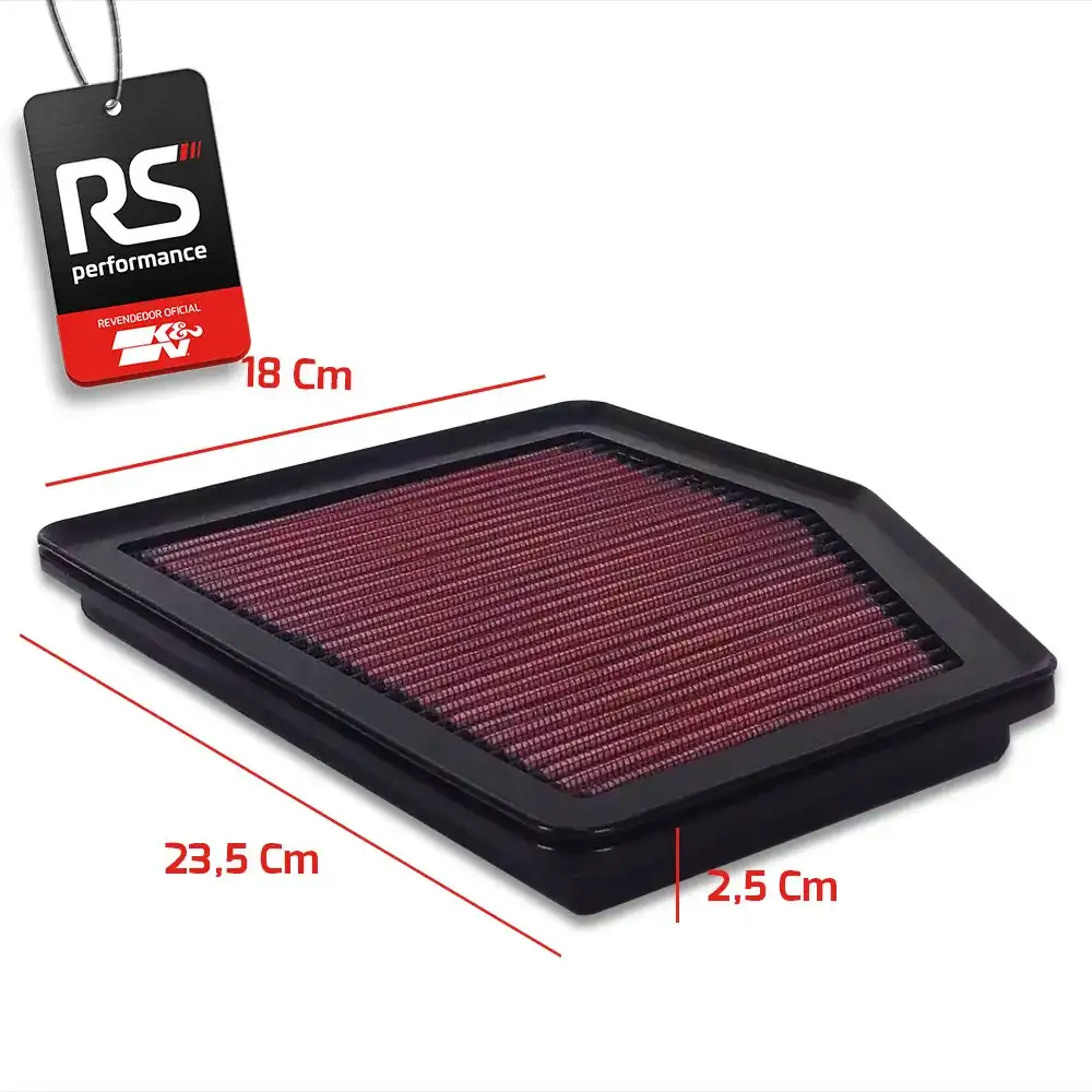 Filtro De Ar Esportivo Inbox Honda Civic 1.8 2012 Até 2018