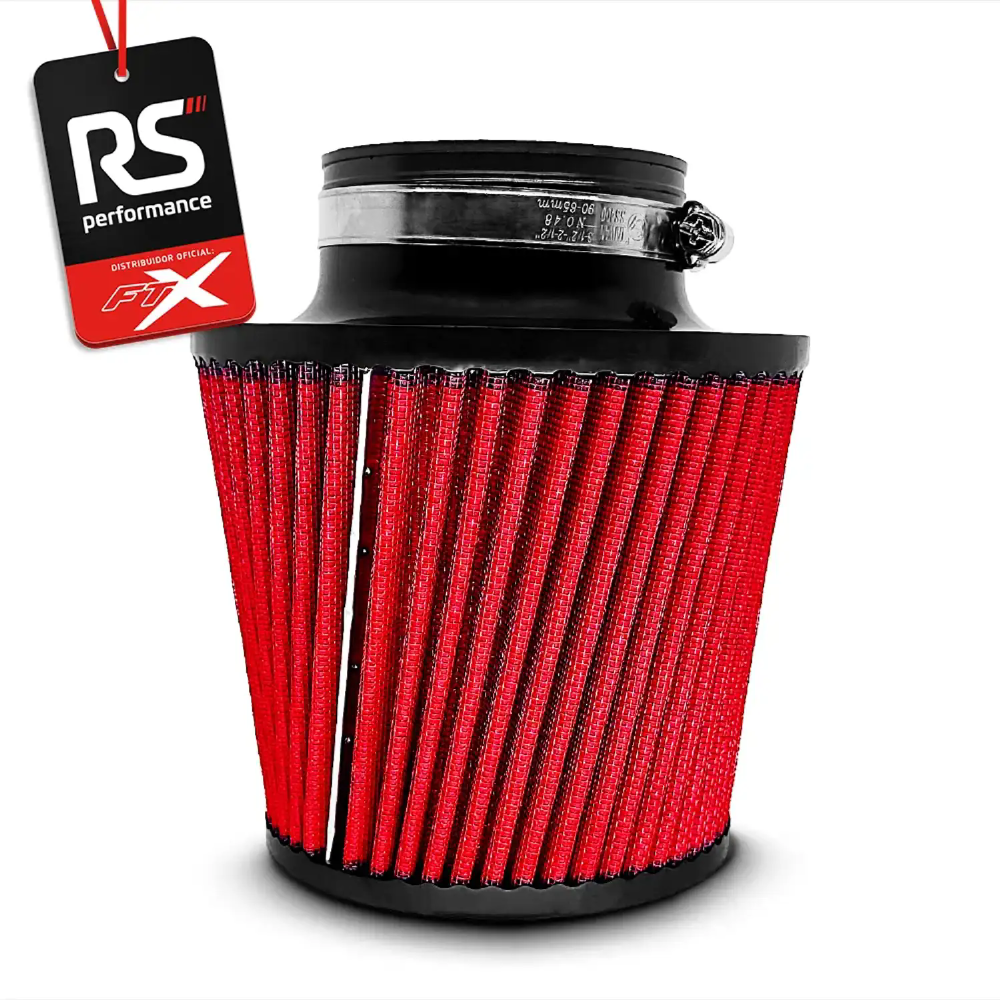 Filtro De Ar Esportivo Duplo Fluxo 2,5 - 3 Pol Universal