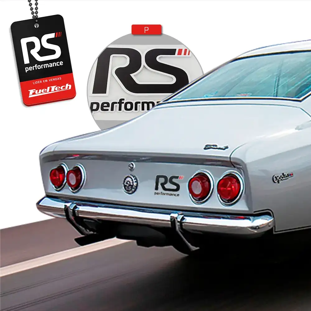 ADESIVO RS PERFORMANCE LOGO CROMO 9,5X8