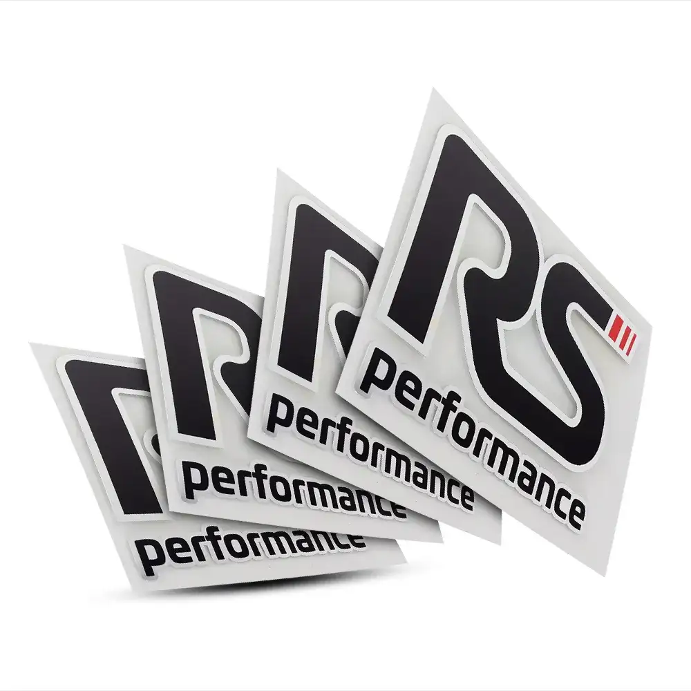 ADESIVO RS PERFORMANCE LOGO CROMO 9,5X8