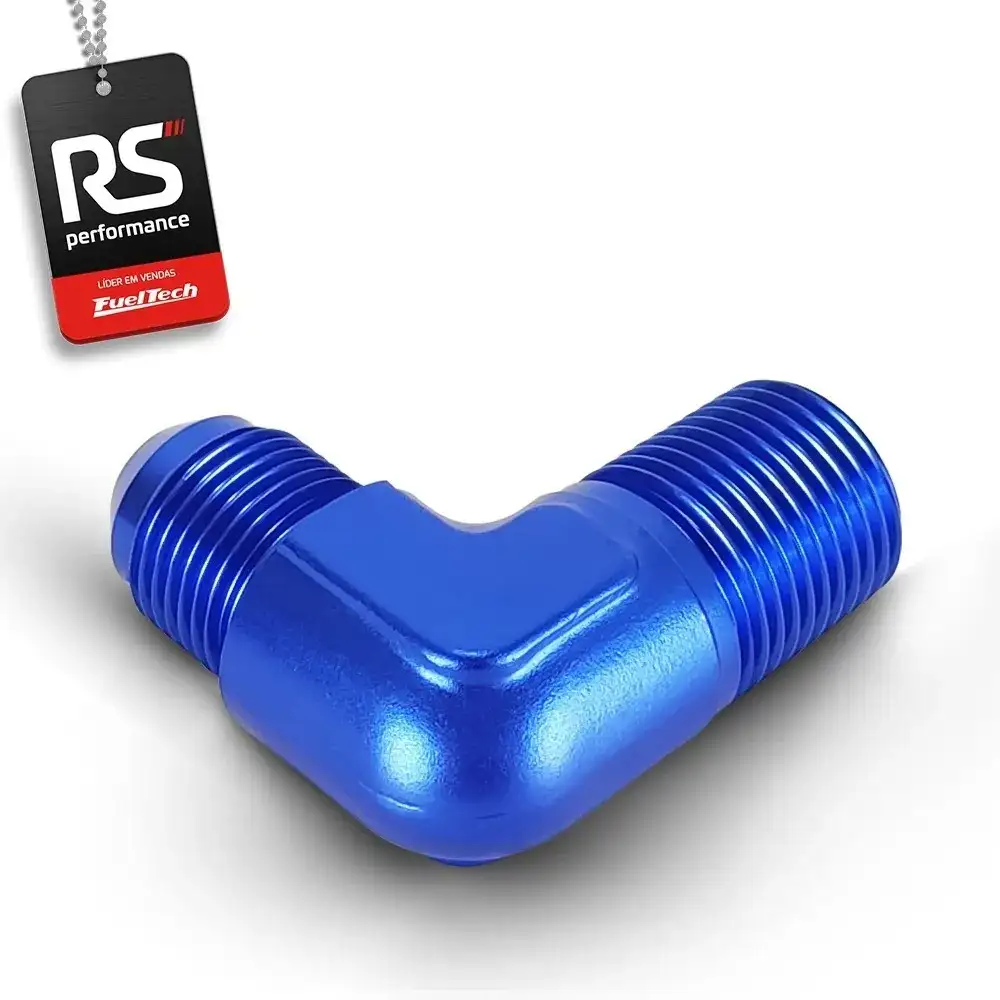 Niple 90º Tamanho 8an / 1/2 Npt (nipel)