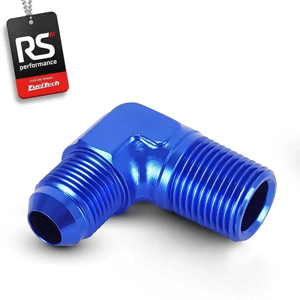 Niple 90º Tamanho 8an / 1/2 Npt (nipel)
