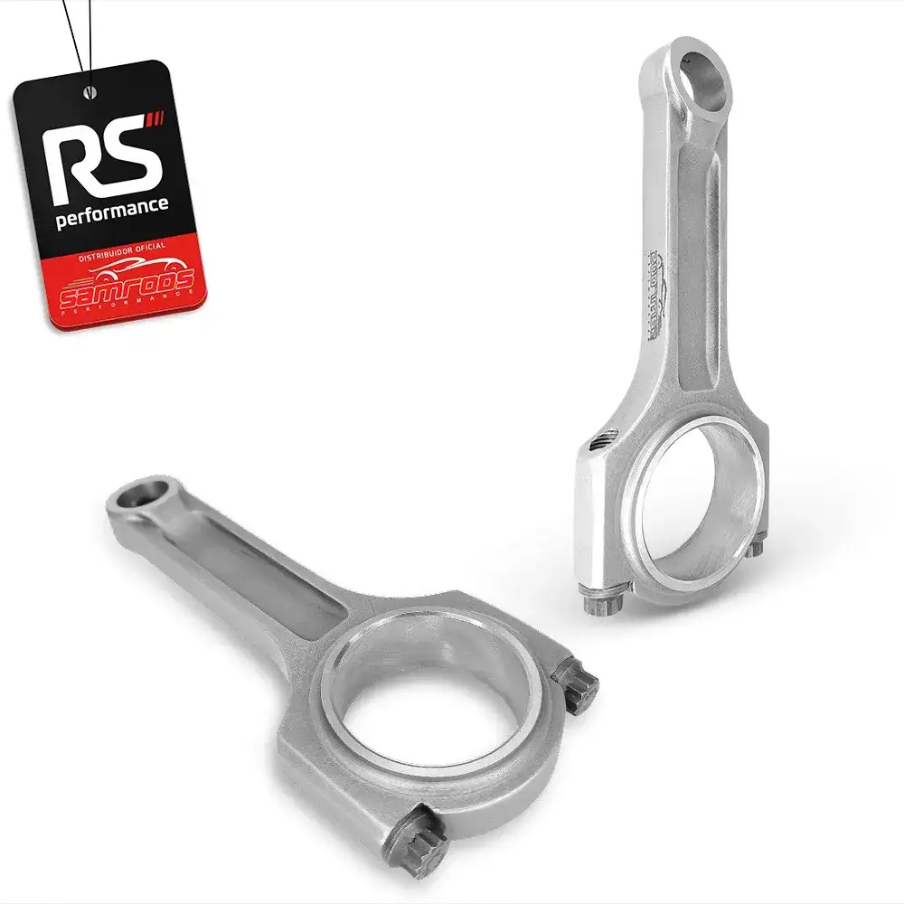 JOGO DE 4 BIELAS SAMCAMS I BEAM MOTOR RENAULT F4R 600CV PINO 21MM