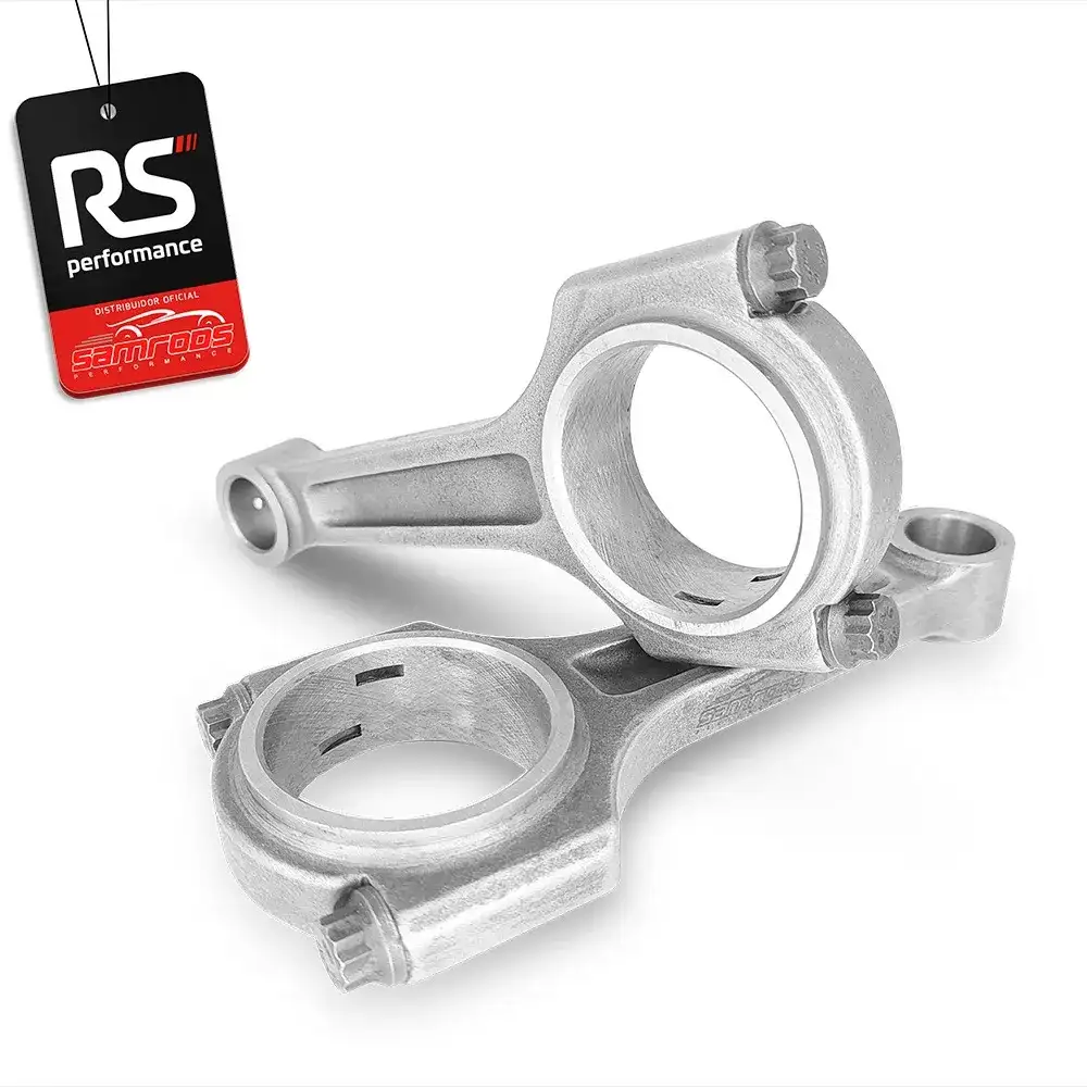 JOGO DE 4 BIELAS SAMCAMS PERFIL I BEAM MOTOR GM 2.0 800CV PINO 18MM