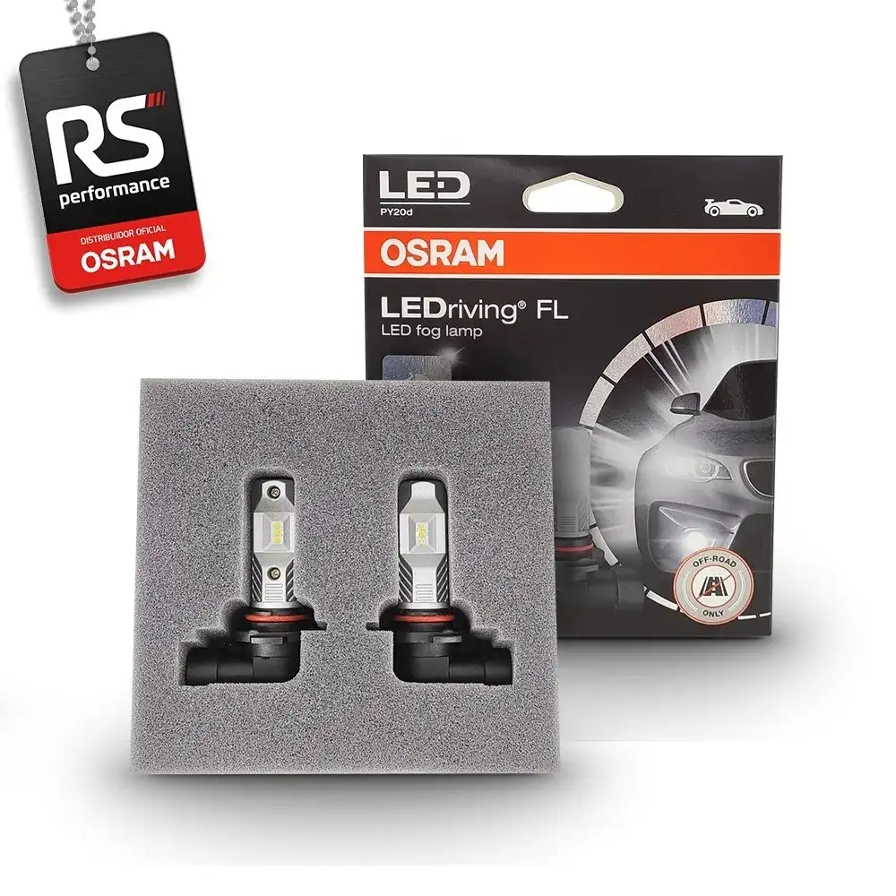 Kit Par Lâmpada Led Osram H10 Ledriving Py20d Luz De Neblina