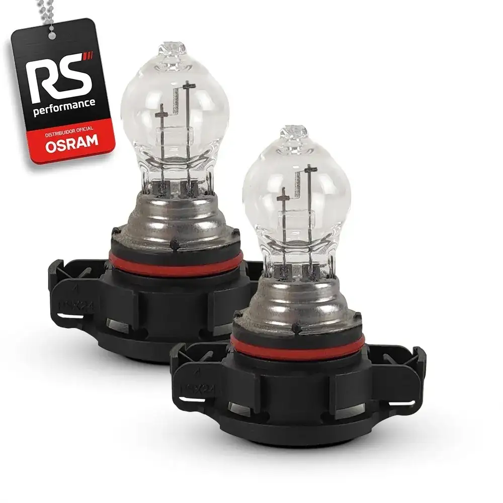 Kit Par Lâmpada Auxiliares Halógena Psx24w Osram Luz Neblina