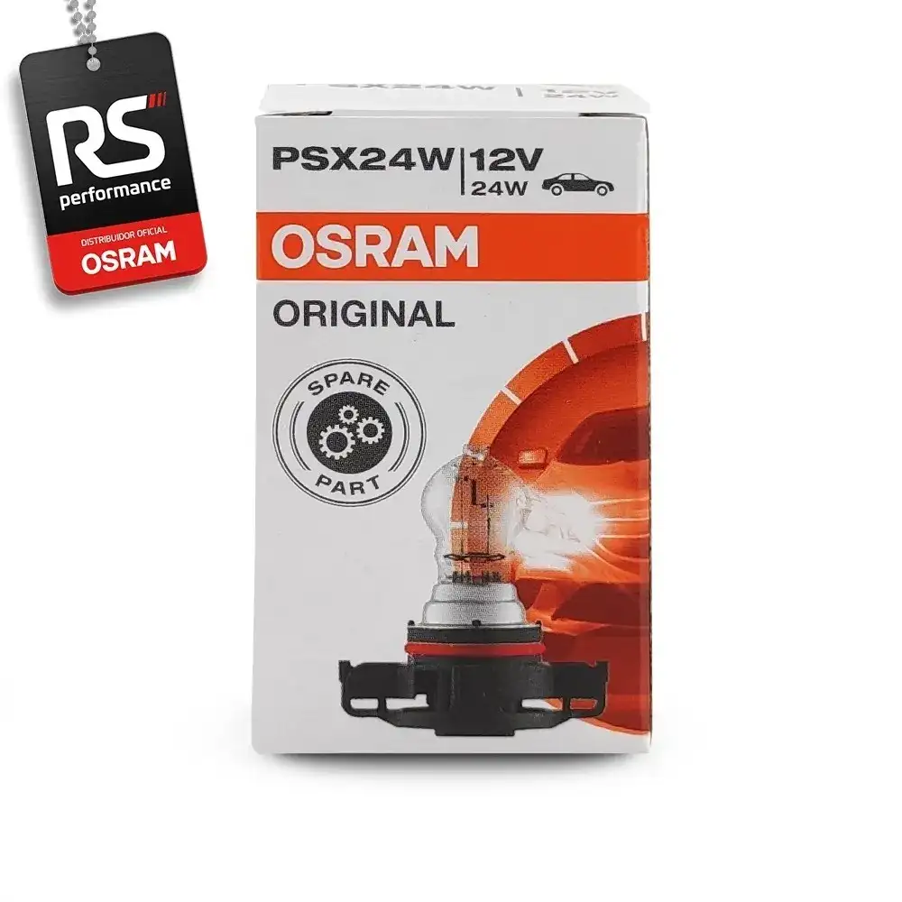 Kit Par Lâmpada Auxiliares Halógena Psx24w Osram Luz Neblina