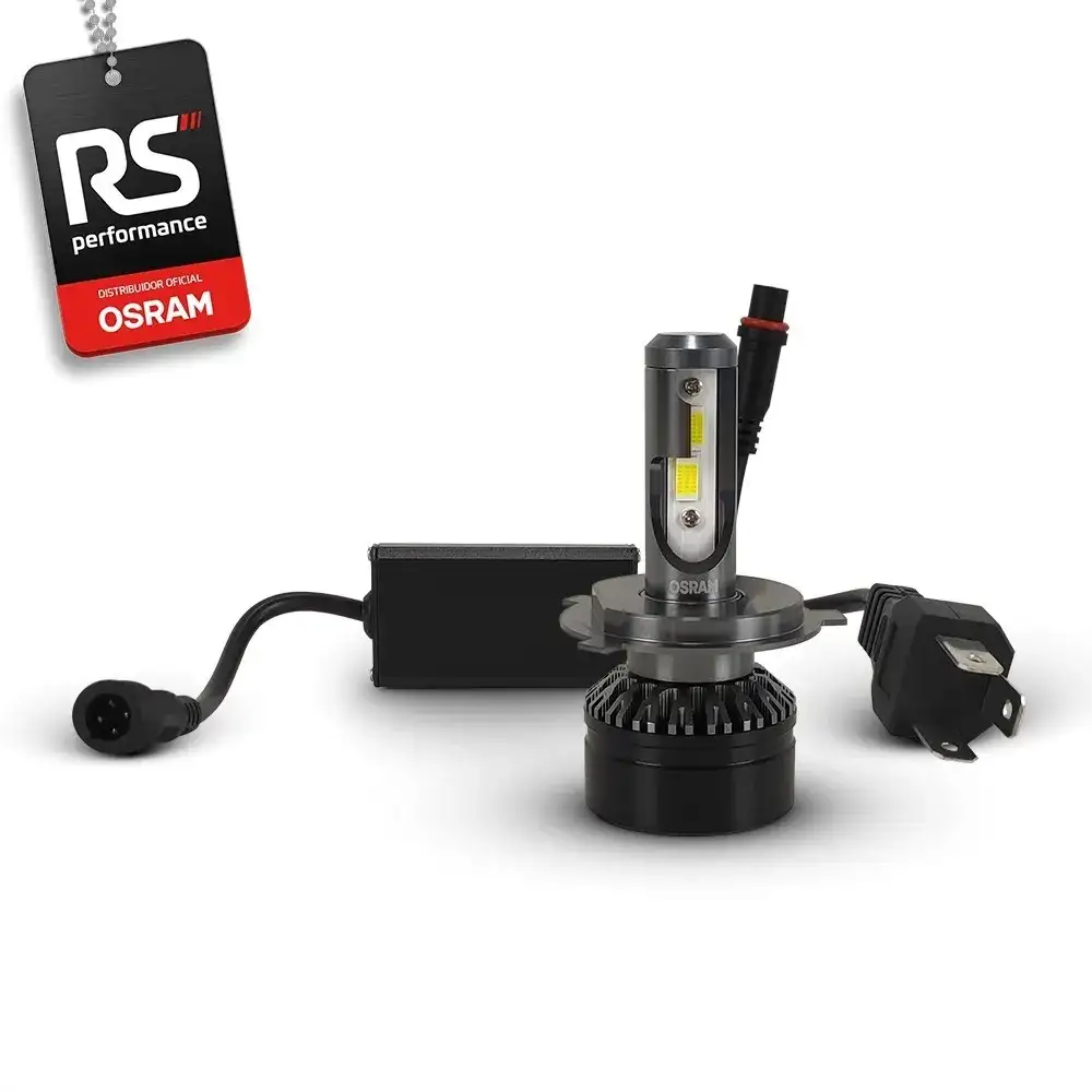 Kit Par Lâmpadas Led Osram H4 P43t 6000k Farol Neblina