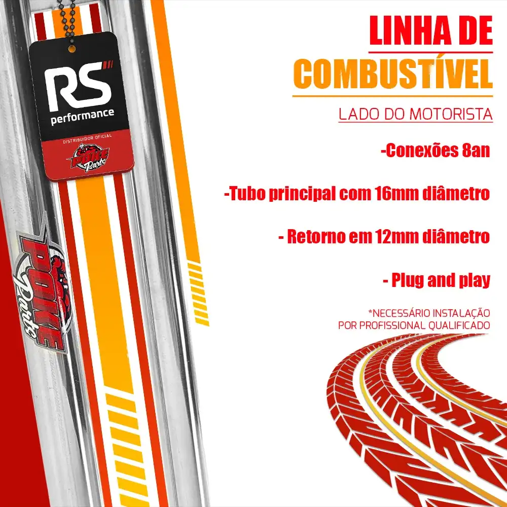 Linha De Combustível Inox 8an Vw G1/g2/g3/g4/derivados