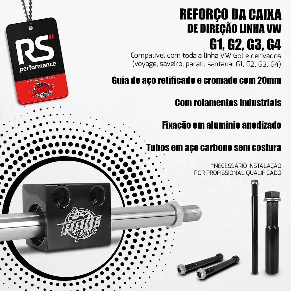 Reforço Caixa De Direção Linha Vw Gol G1/g2/g3/g4/derivados