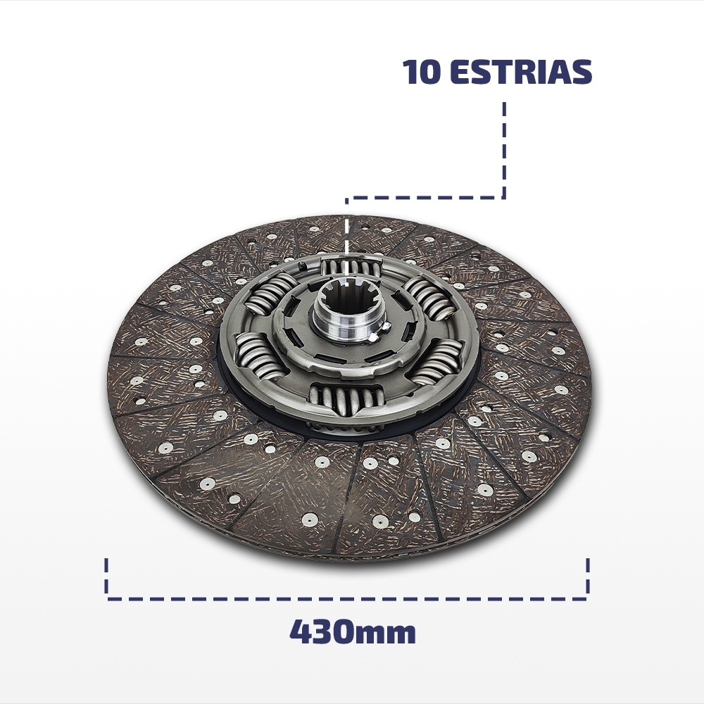 Embreagem VW Constellation 430mm ISL Cummins 9/330/360/420