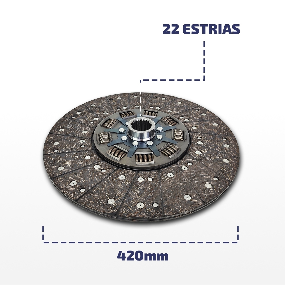 Embreagem Scania 112/113/116 420mm Motor DN/DS/DSC 11 6201
