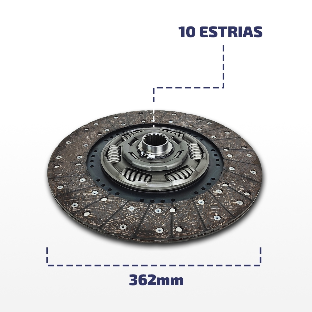 Embreagem Mercedes Accelo/Atego/Atron 420mm OM 904 LA 6343