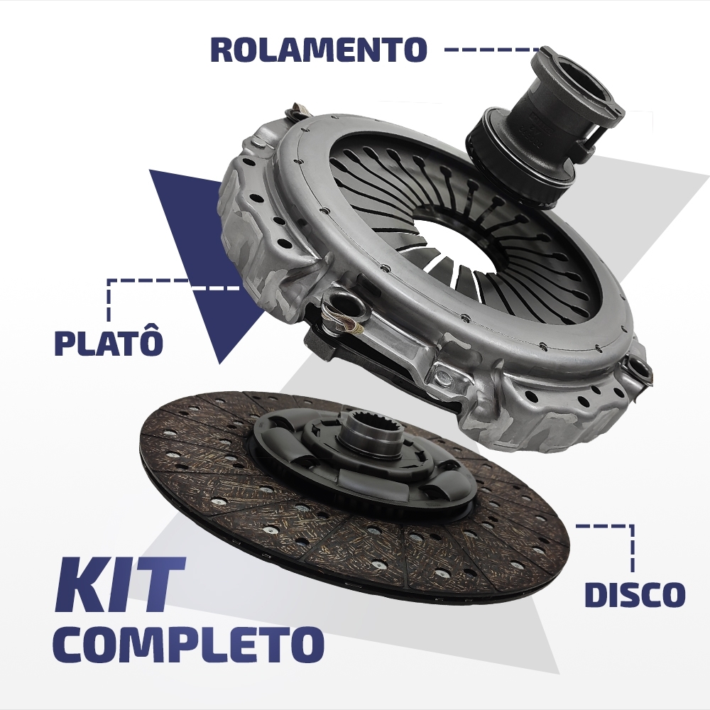 Embreagem Mercedes Axor/Atron/LS/S 430mm OM457/906/926 6535