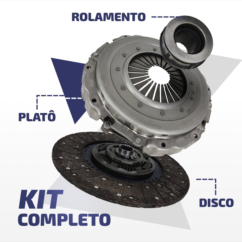 Embreagem Mercedes Atego/Atron/1620/1622 395mm OM 904/06/24