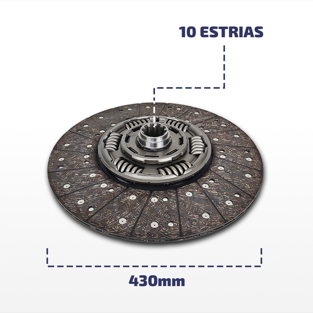 Embreagem VW Constellation 430mm NGD9.3/370/Cummins ISC/ISM