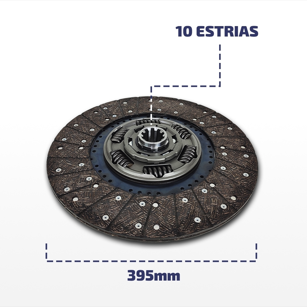 Embreagem VW Constellation/Worker 395mm Cummins/MWM/Man