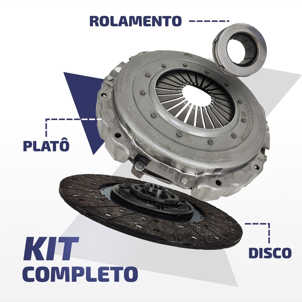 Embreagem VW Constellation/Worker 395mm Cummins/MWM/Man