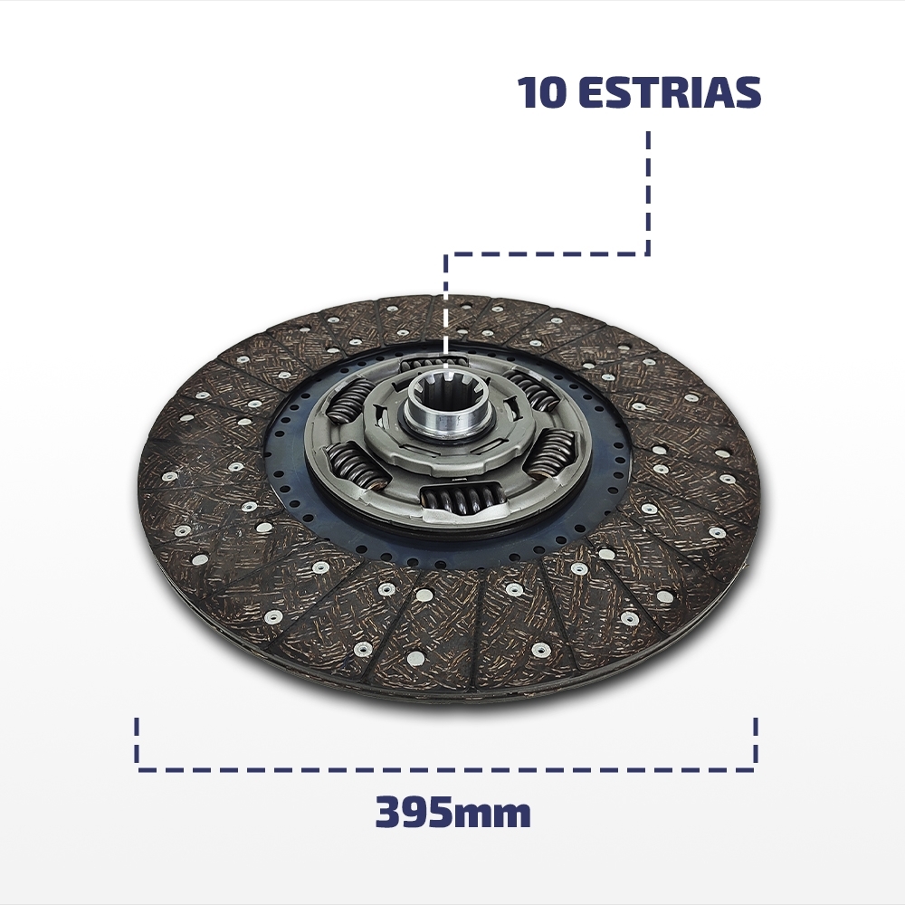 Embreagem VW Constellation/Worker 395mm Motor MAN D08 6601