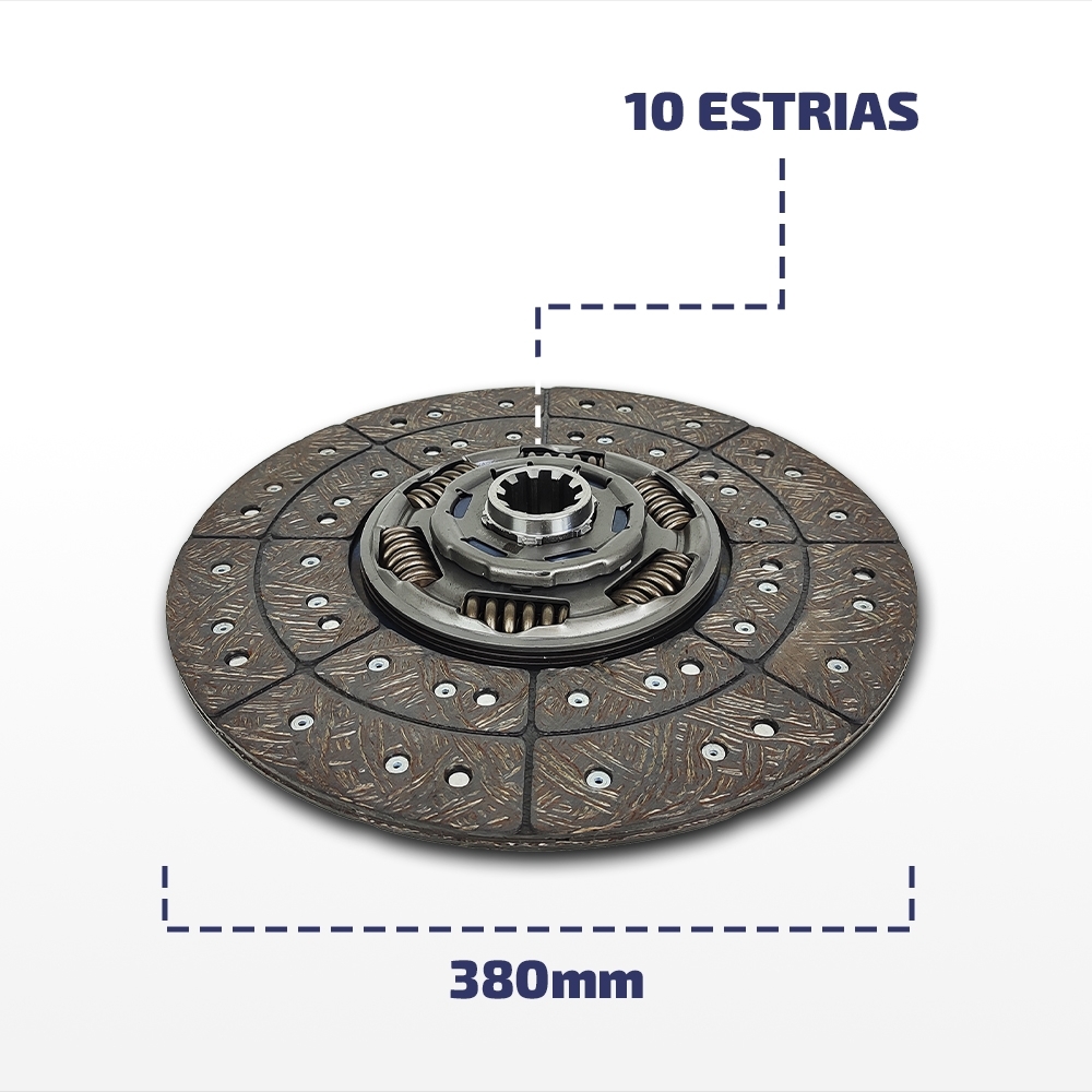 Embreagem Ford Cargo VW Worker 380mm Motor Cummins/MWM 6983