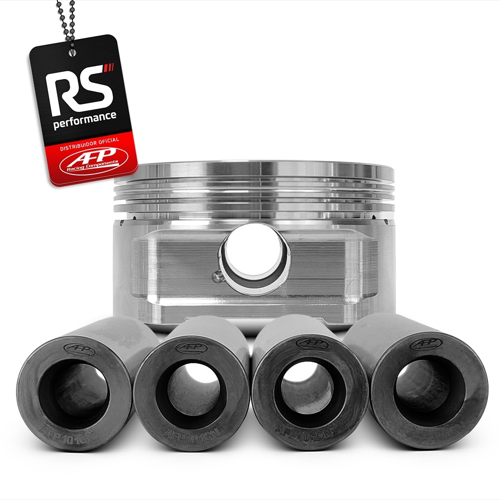 Kit 4 Pistão Gm/fiat Família 1 Sohc 1.8 Turbo Pinos + Anéis