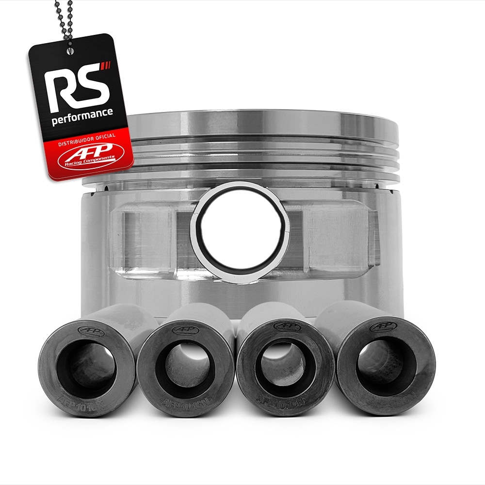 Kit 4 Pistão GM Chevette 1.6 83.5 Para Biela Fiat 128,5mm