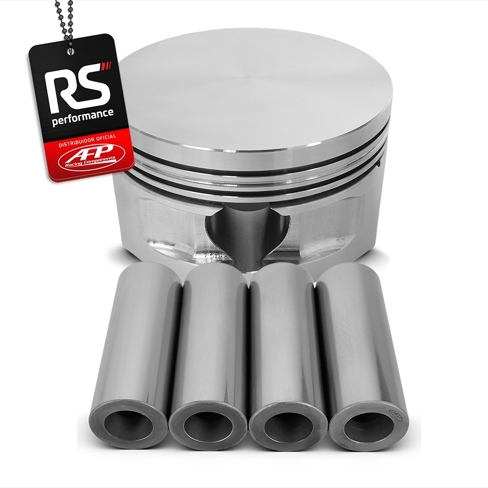 Kit 4 Pistão GM Chevette 1.6 83.5 Para Biela Fiat 128,5mm